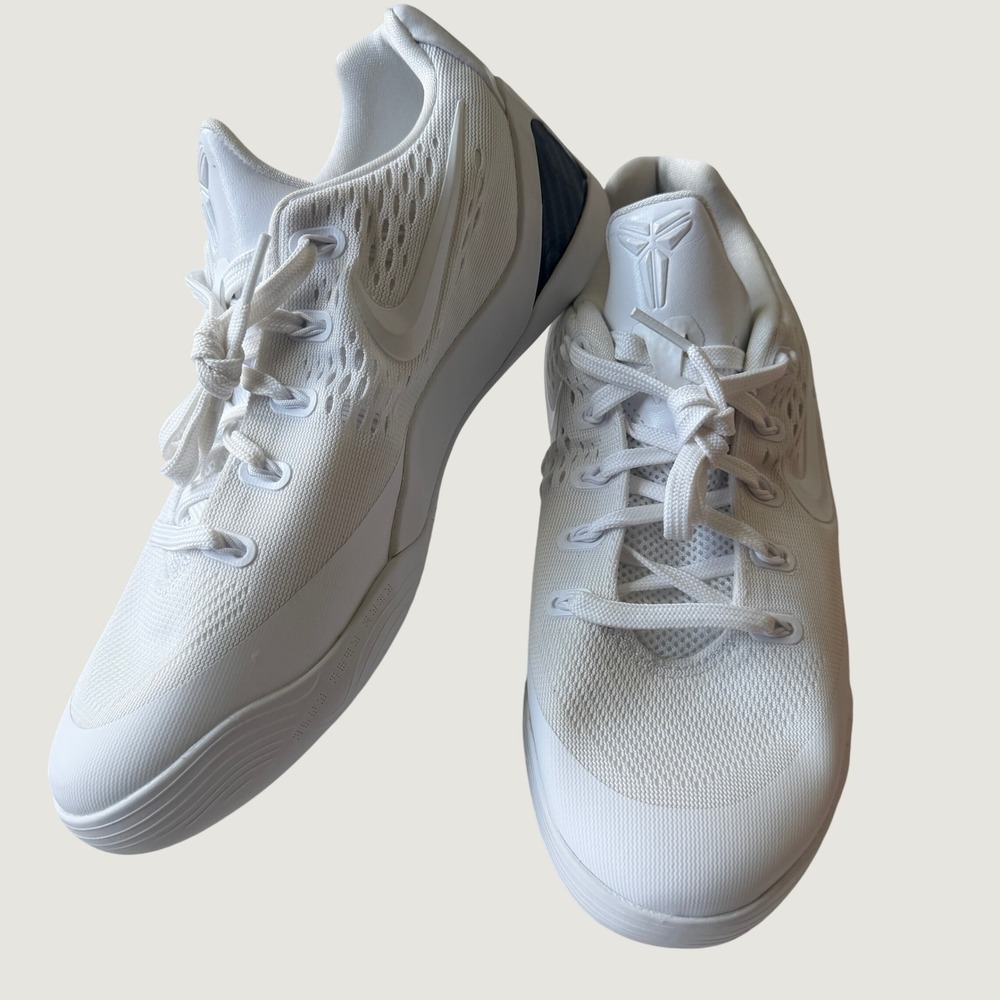 Nike Boys Kobe IX GS Basketball Shoes White Halo FV3607-100 Size 7Y